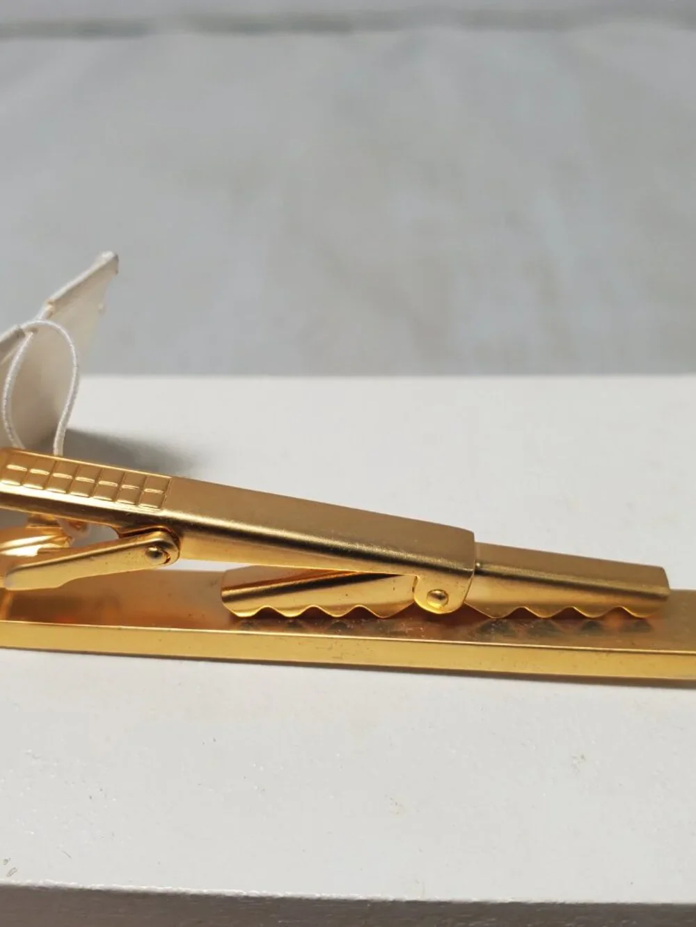 Vintage Gold-Tone Rhinestone 3-Piece Cufflinks and Tie Clip Set